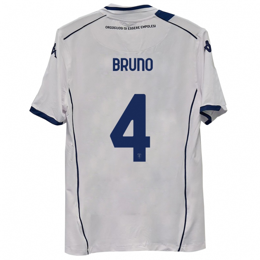 ילדים Fabio Bruno #4 כחול כהה הרחק ג'רזי 2025/26 חולצה קצרה