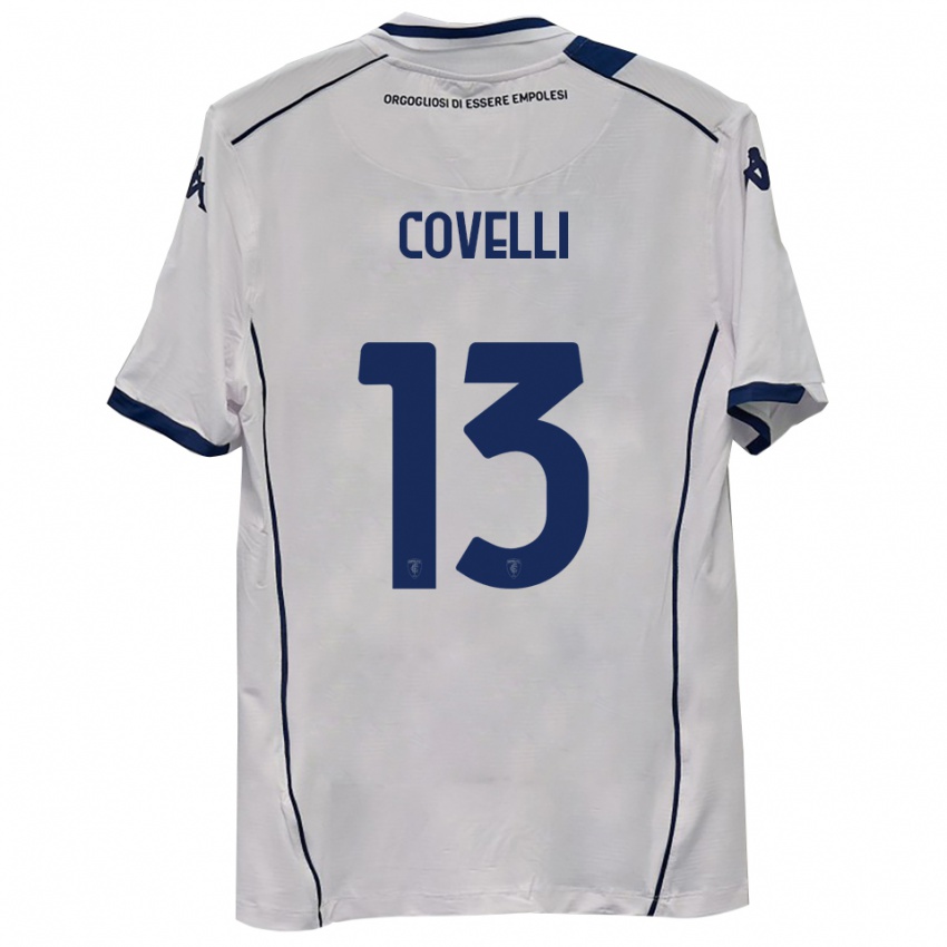 ילדים Cristian Covelli #13 כחול כהה הרחק ג'רזי 2025/26 חולצה קצרה