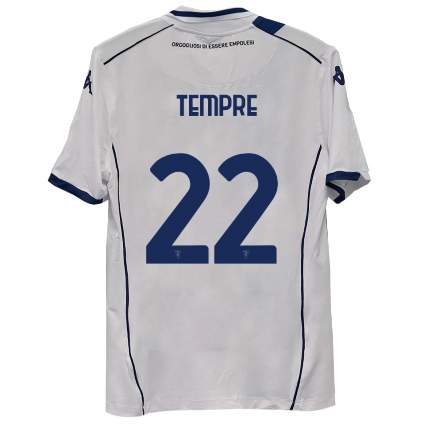 ילדים Michele Tempre #22 כחול כהה הרחק ג'רזי 2025/26 חולצה קצרה