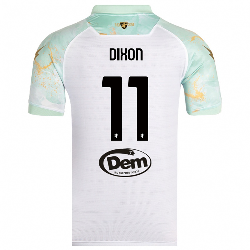 ילדים דמאר דיקסון אוניל #11 לבן שחור הרחק ג'רזי 2025/26 חולצה קצרה