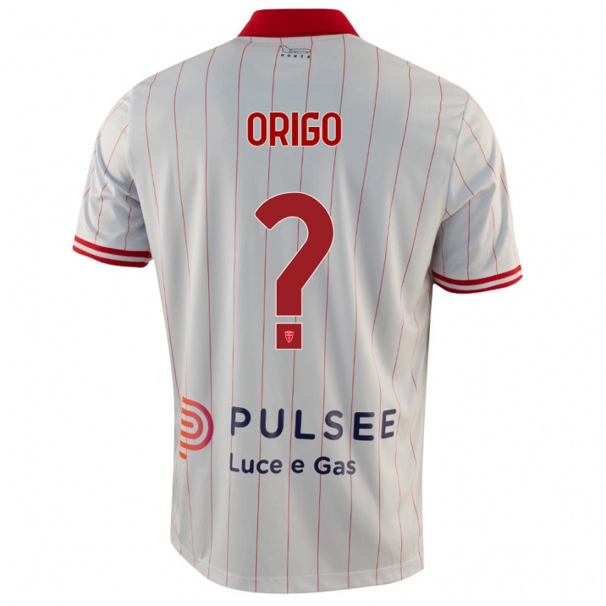 ילדים Tobias Origo #0 לבן אדום כחול הרחק ג'רזי 2025/26 חולצה קצרה