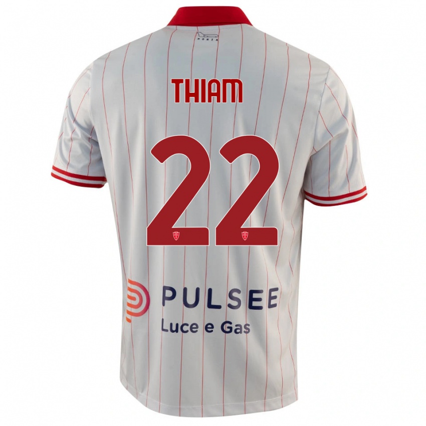 ילדים דמבה תיאם #22 לבן אדום כחול הרחק ג'רזי 2025/26 חולצה קצרה