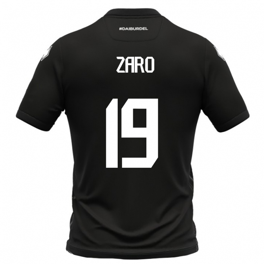 ילדים ג'ובאני זארו #19 שחור לבן הרחק ג'רזי 2025/26 חולצה קצרה
