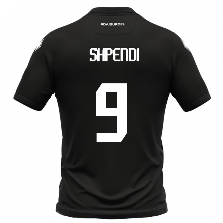 ילדים כריסטיאן או'לפנדי #9 שחור לבן הרחק ג'רזי 2025/26 חולצה קצרה