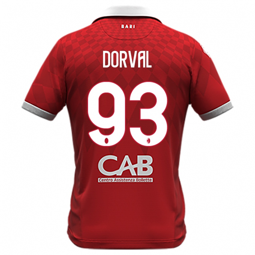 ילדים מהדי דורבל #93 אדום לבן הרחק ג'רזי 2025/26 חולצה קצרה