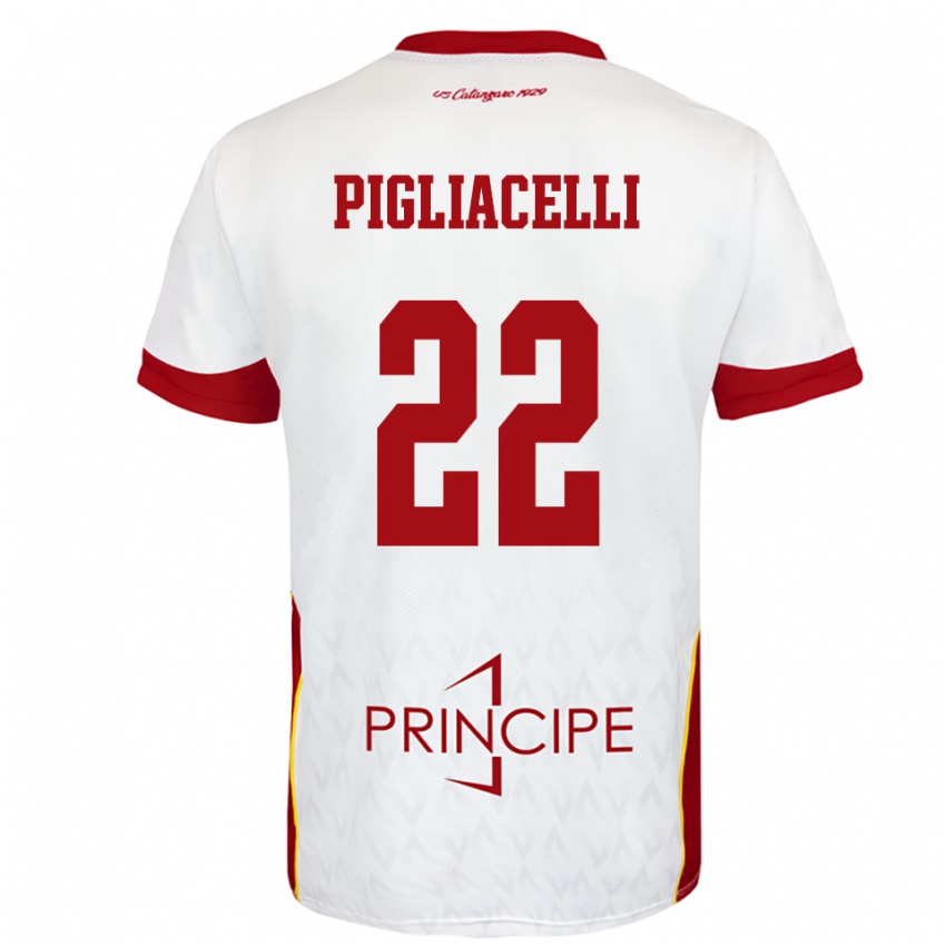 ילדים מירקו פיליאצ'לי #22 לבן אדום הרחק ג'רזי 2025/26 חולצה קצרה