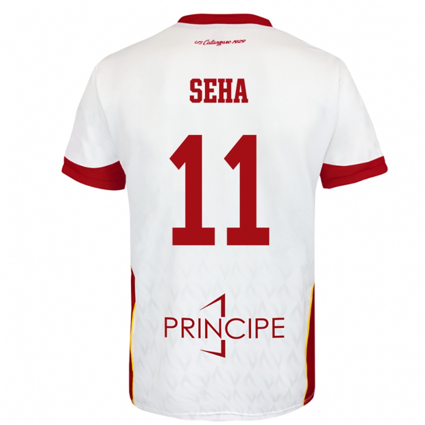 ילדים Sayha Seha #11 לבן אדום הרחק ג'רזי 2025/26 חולצה קצרה