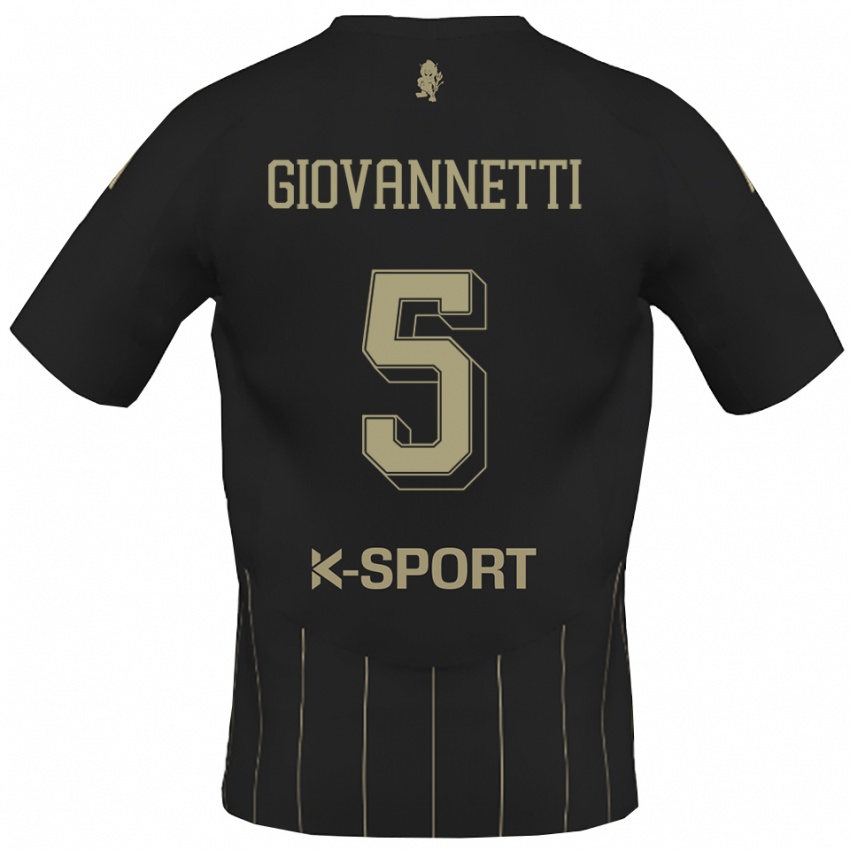 ילדים אליה ג׳ובנטי #5 אפור לבן הרחק ג'רזי 2025/26 חולצה קצרה