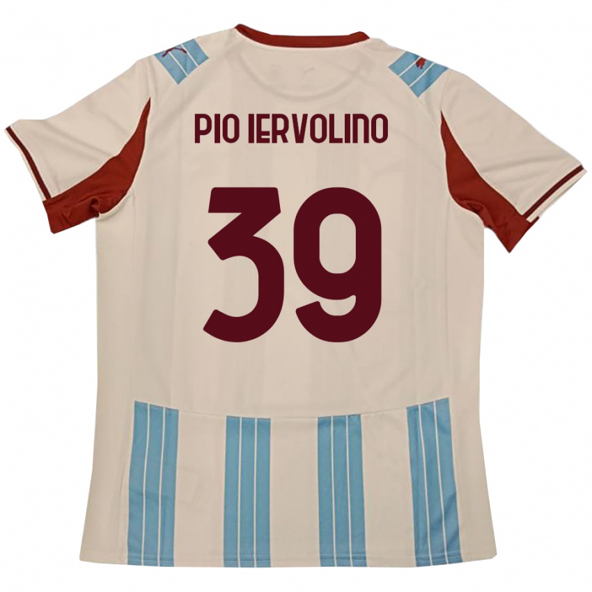 ילדים אנטוניו פיוס ארבולינו #39 תכלת לבן הרחק ג'רזי 2025/26 חולצה קצרה