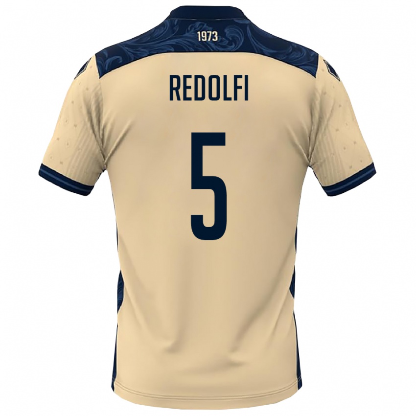 ילדים אלכס רדולפי #5 לבן כחול נייבי הרחק ג'רזי 2025/26 חולצה קצרה