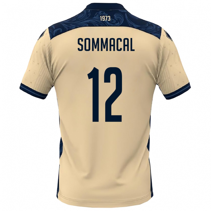 ילדים Cesare Sommacal #12 לבן כחול נייבי הרחק ג'רזי 2025/26 חולצה קצרה