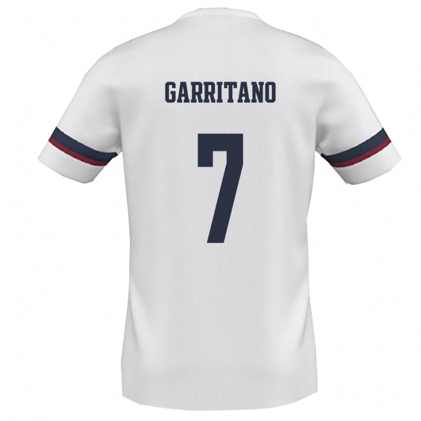 ילדים לוקה גריטנו #7 לבן אדום הרחק ג'רזי 2025/26 חולצה קצרה