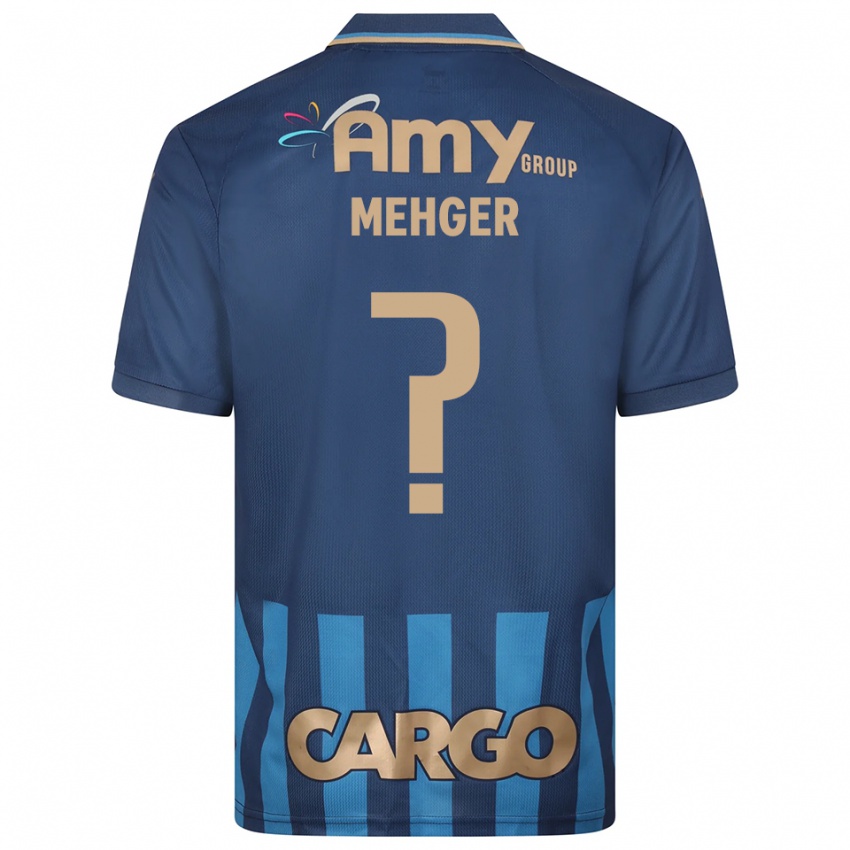 ילדים Itay Mehger #0 כחול נייבי כחול הרחק ג'רזי 2025/26 חולצה קצרה