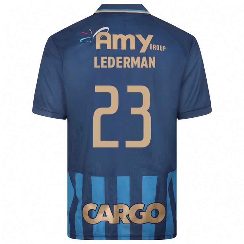 ילדים בן לדרמן #23 כחול נייבי כחול הרחק ג'רזי 2025/26 חולצה קצרה