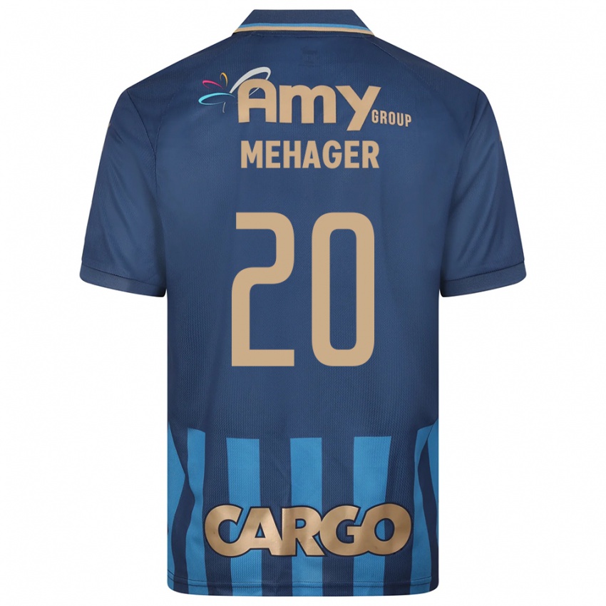 ילדים Itay Mehager #20 כחול נייבי כחול הרחק ג'רזי 2025/26 חולצה קצרה