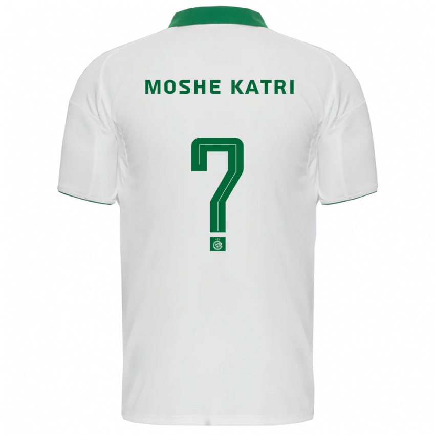 ילדים רוי משה קאטרי #0 לבן ירוק הרחק ג'רזי 2025/26 חולצה קצרה