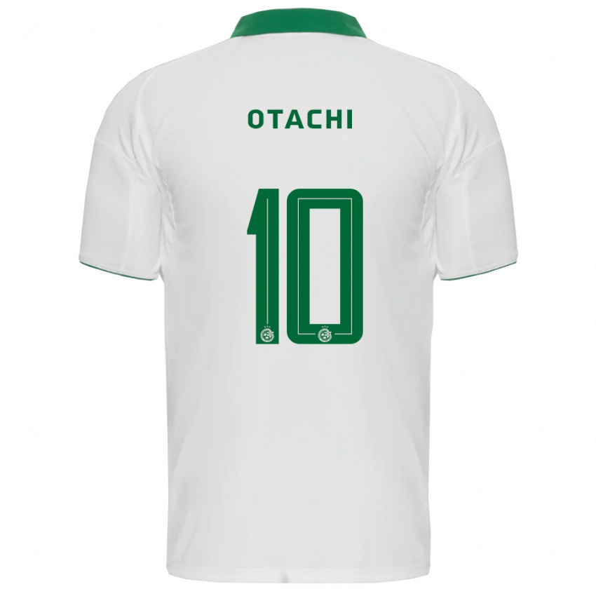 ילדים Eden Otachi #10 לבן ירוק הרחק ג'רזי 2025/26 חולצה קצרה