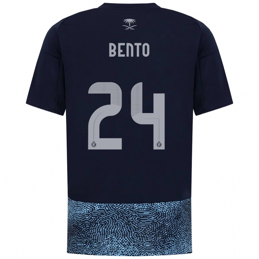 ילדים Bento #24 כחול נייבי תכלת הרחק ג'רזי 2025/26 חולצה קצרה