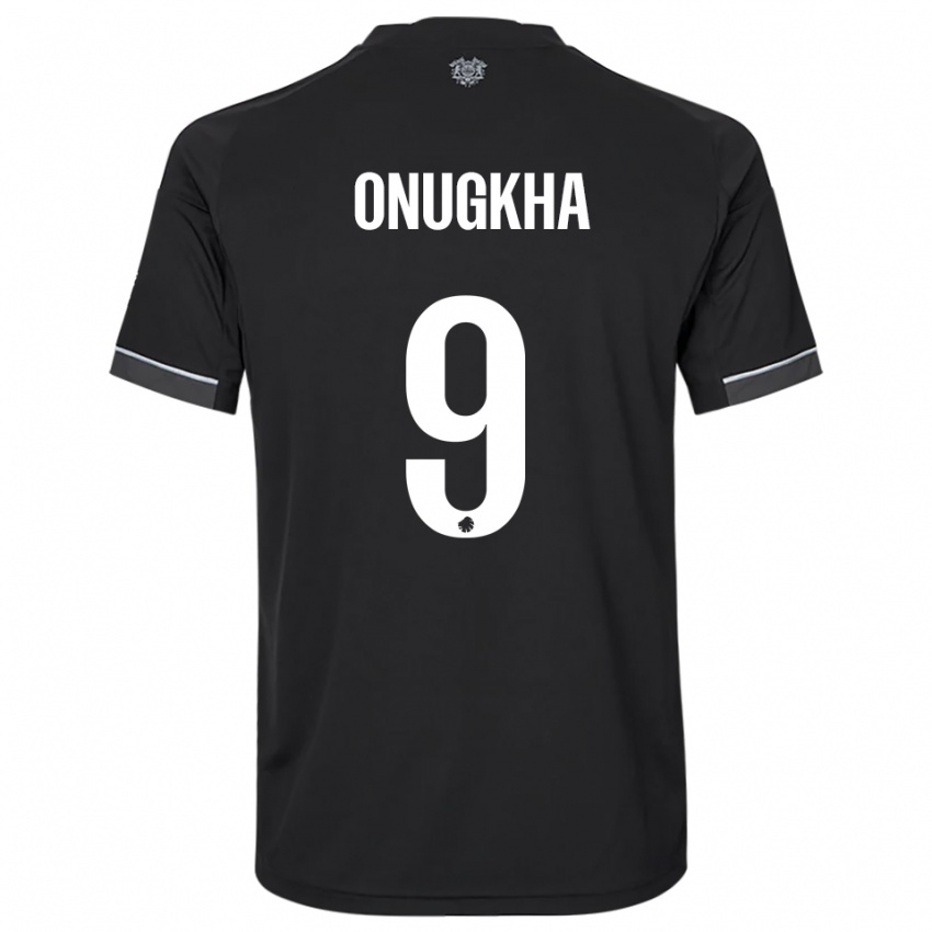 ילדים גרמן אונוגקה #9 שחור לבן הרחק ג'רזי 2025/26 חולצה קצרה