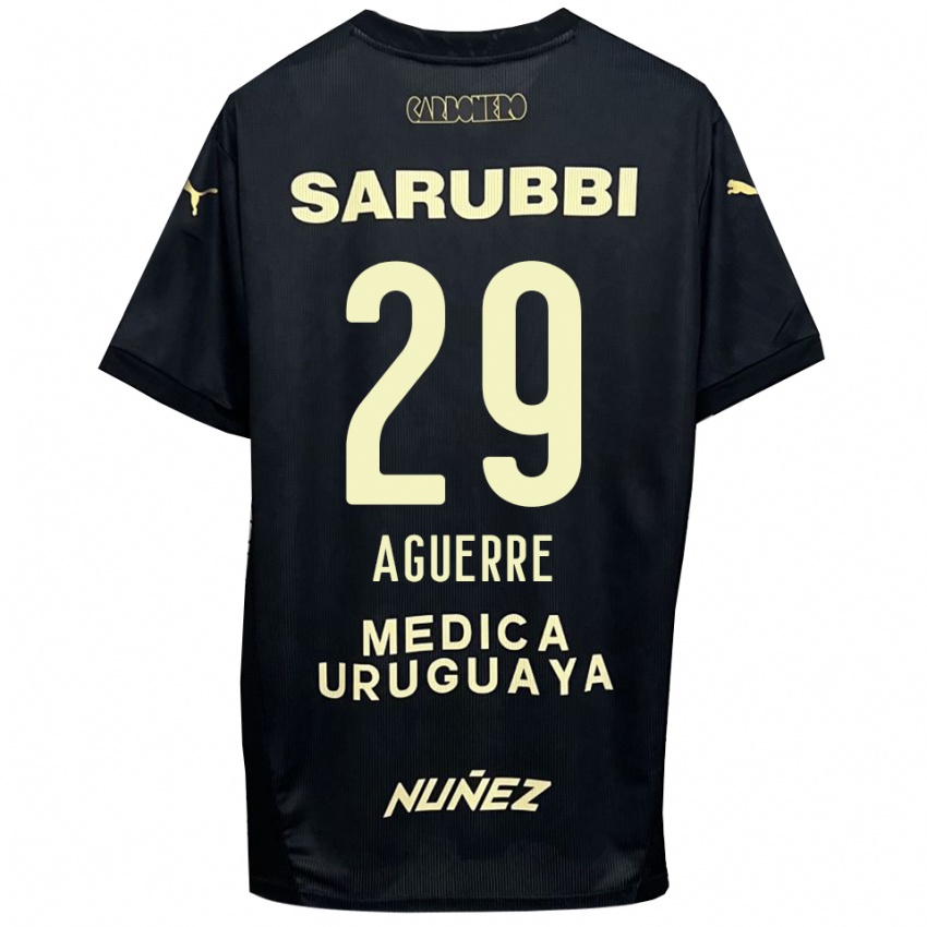 ילדים וושינגטון אגרה #29 שחור זהב הרחק ג'רזי 2025/26 חולצה קצרה