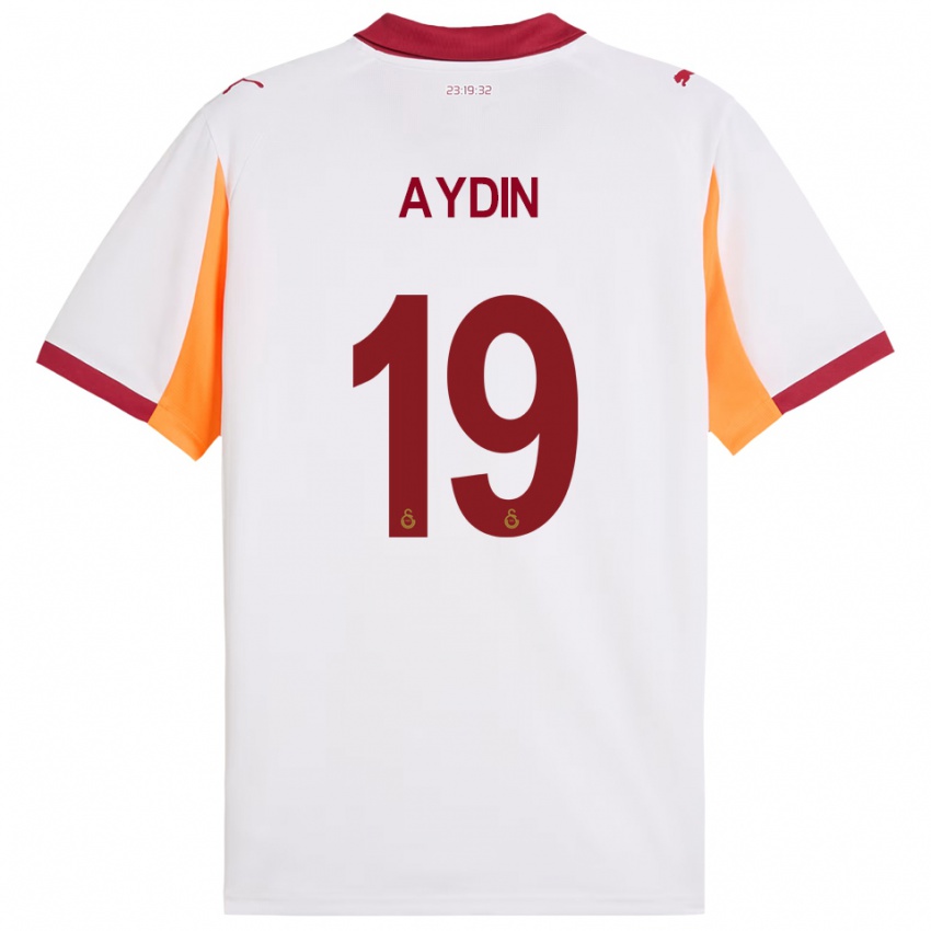 ילדים ארן איידין #19 לבן אדום הרחק ג'רזי 2025/26 חולצה קצרה