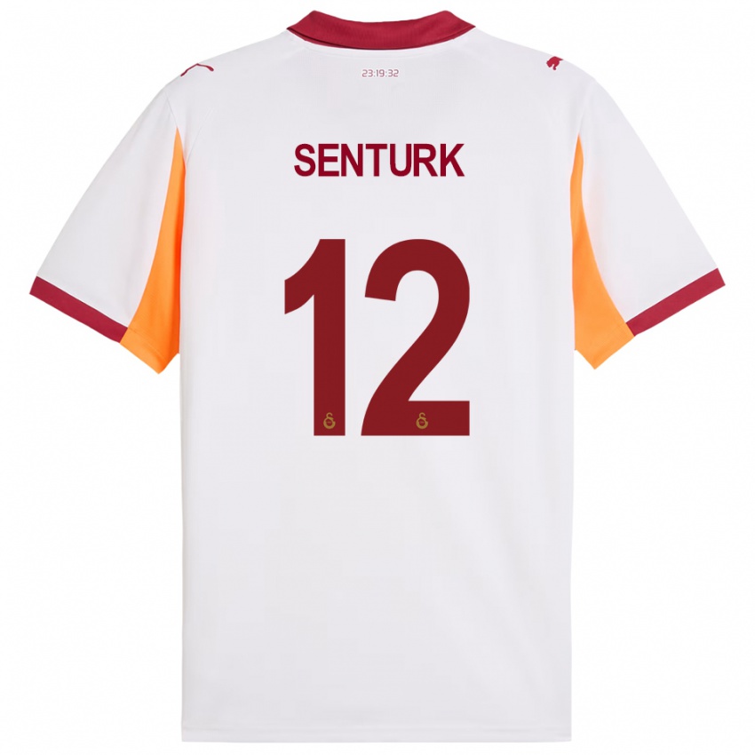 ילדים הקטן שנטורק #12 לבן אדום הרחק ג'רזי 2025/26 חולצה קצרה