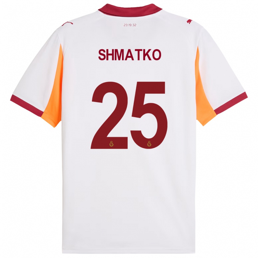 ילדים לובוב שמאטקו #25 לבן אדום הרחק ג'רזי 2025/26 חולצה קצרה