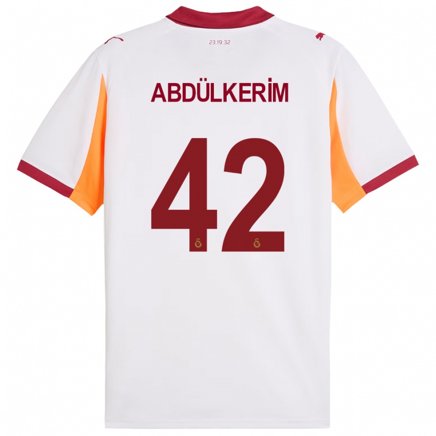 ילדים אבדילקרים ברדקס #42 לבן אדום הרחק ג'רזי 2025/26 חולצה קצרה