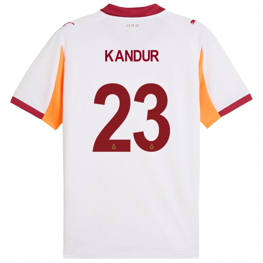 ילדים מוגיי אינאן קנדור #23 לבן אדום הרחק ג'רזי 2025/26 חולצה קצרה