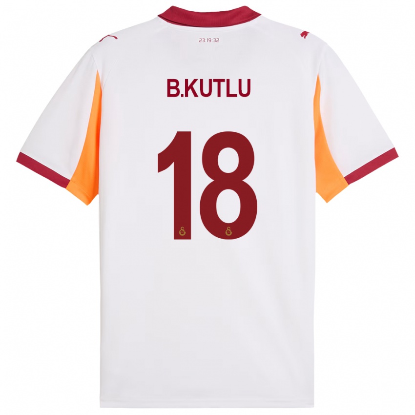 ילדים ברקן קוטלו #18 לבן אדום הרחק ג'רזי 2025/26 חולצה קצרה