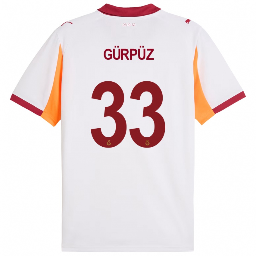 ילדים גוקדניז גורפוז #33 לבן אדום הרחק ג'רזי 2025/26 חולצה קצרה