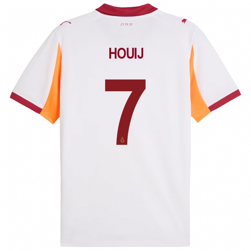 ילדים מרים הייג #7 לבן אדום הרחק ג'רזי 2025/26 חולצה קצרה