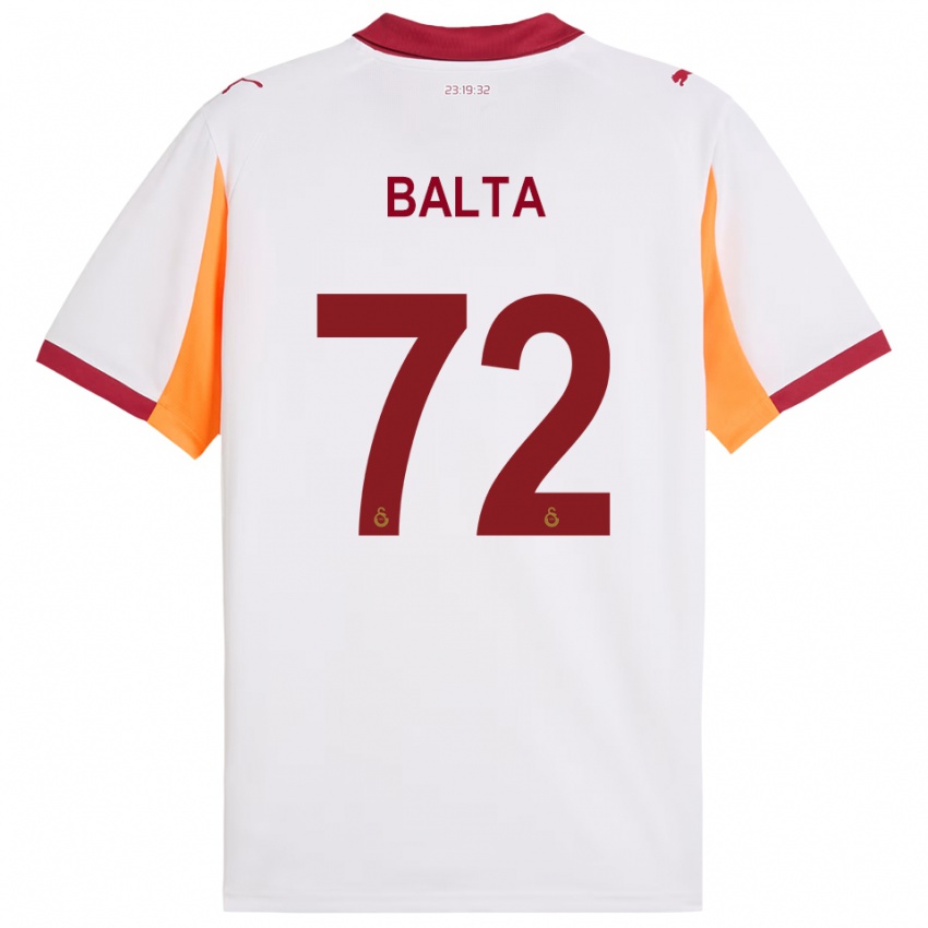 ילדים קאגרי האקאן בלטה #72 לבן אדום הרחק ג'רזי 2025/26 חולצה קצרה