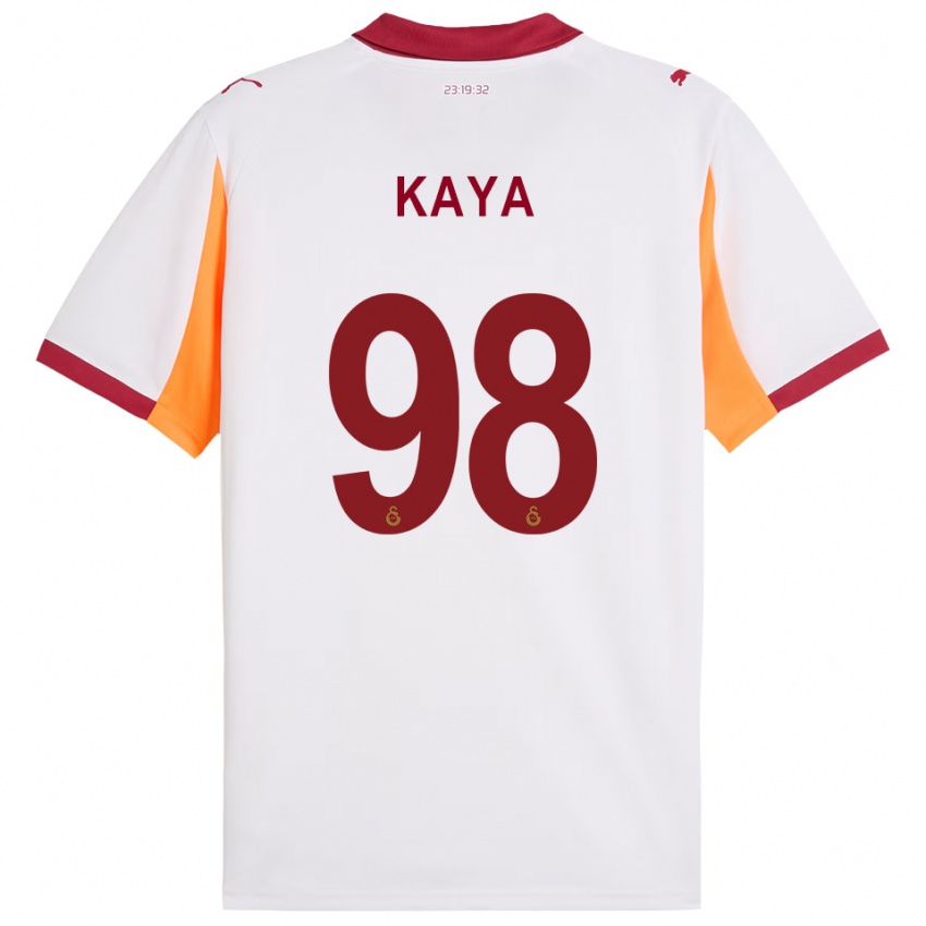 ילדים ארן קאיה #98 לבן אדום הרחק ג'רזי 2025/26 חולצה קצרה