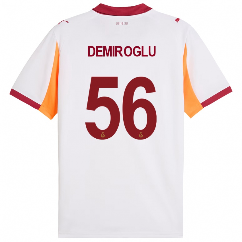 ילדים באראן דמירולו #56 לבן אדום הרחק ג'רזי 2025/26 חולצה קצרה