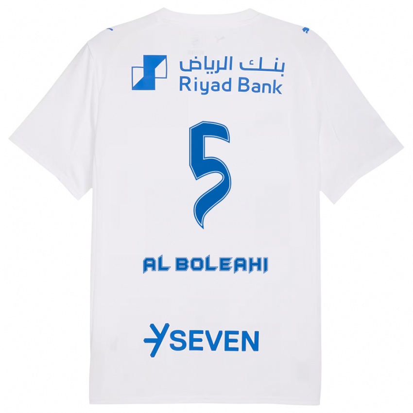 ילדים עלי אל בולאיהי #5 לבן כחול הרחק ג'רזי 2025/26 חולצה קצרה