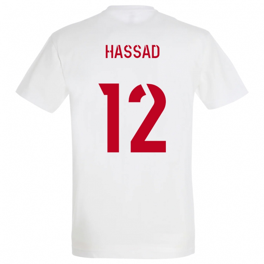 ילדים ריאן הסד #12 לבן אדום צהוב הרחק ג'רזי 2025/26 חולצה קצרה