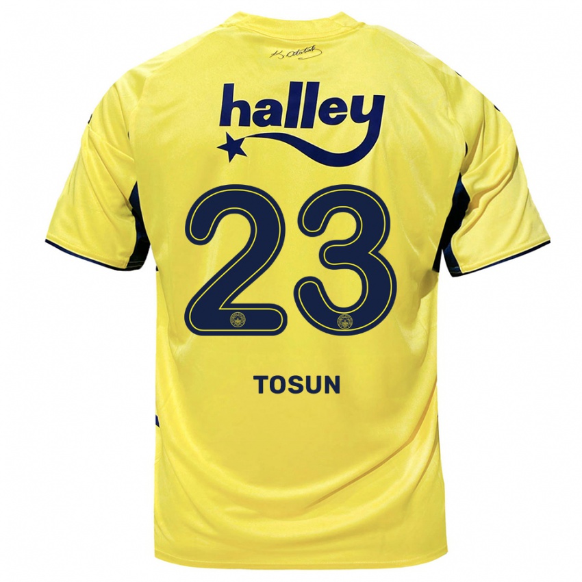 ילדים סנק טוסון #23 צהוב כחול נייבי הרחק ג'רזי 2025/26 חולצה קצרה