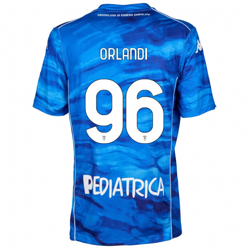 גברים אנדראה אורלנדי #96 כחול לבן ג'רזי ביתית 2025/26 חולצה קצרה