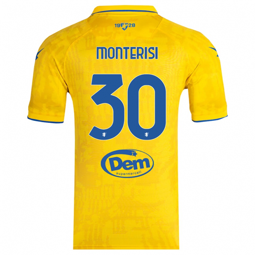 גברים אילריו מונטריסי #30 צהוב כחול ג'רזי ביתית 2025/26 חולצה קצרה