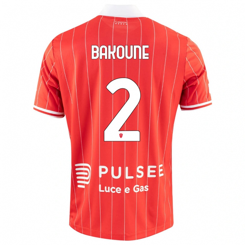 גברים אדם בקונה #2 אדום לבן ג'רזי ביתית 2025/26 חולצה קצרה