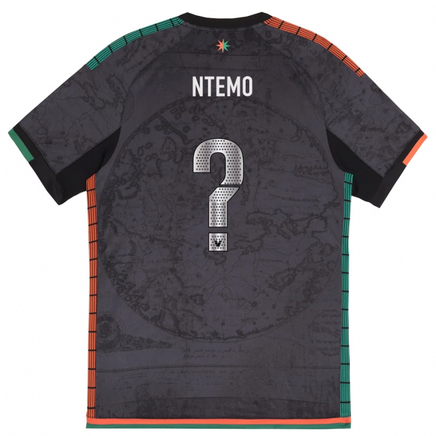 גברים Condinho Ntemo #0 אפור כהה ג'רזי ביתית 2025/26 חולצה קצרה