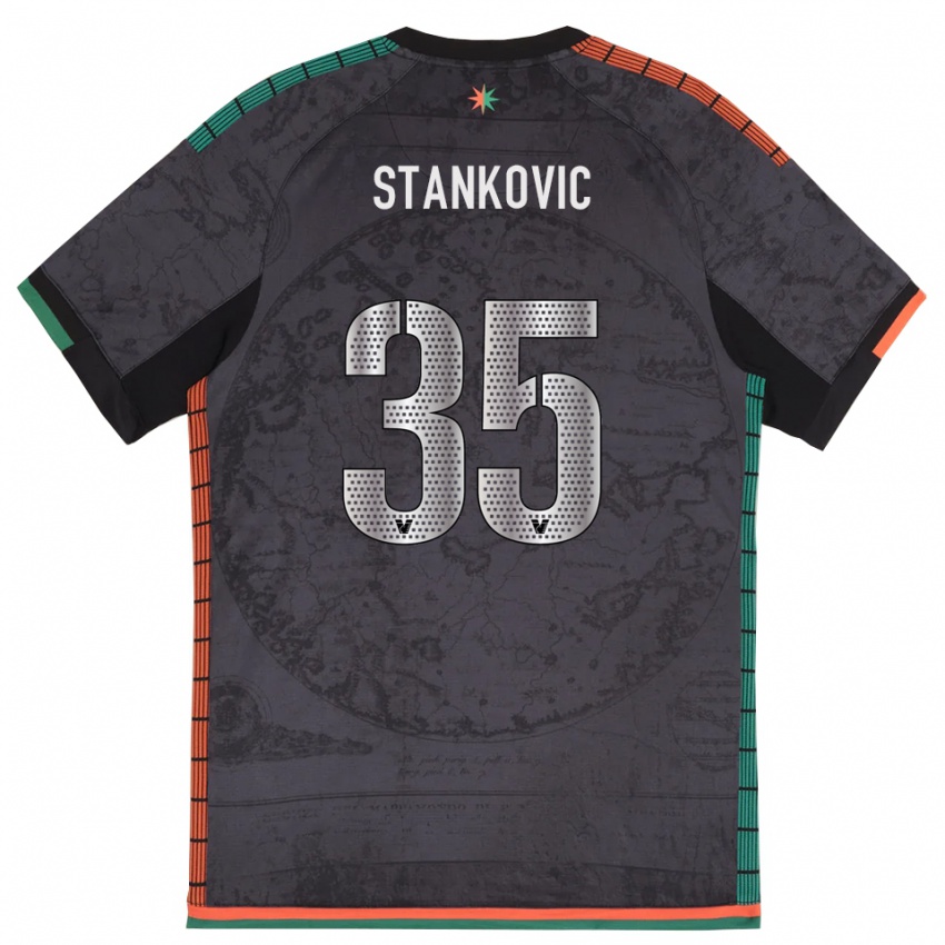 גברים פיליפ סטנקוביץ' #35 אפור כהה ג'רזי ביתית 2025/26 חולצה קצרה