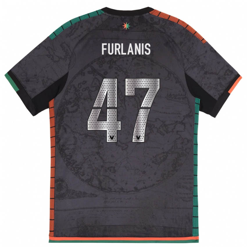 גברים Giorgia Furlanis #47 אפור כהה ג'רזי ביתית 2025/26 חולצה קצרה