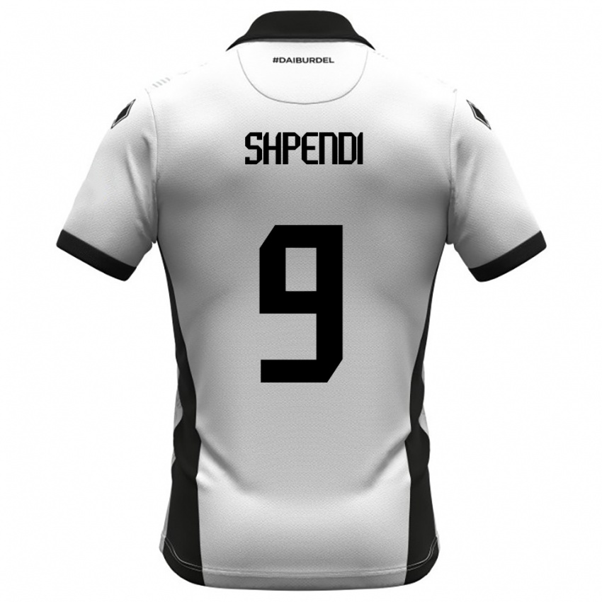 גברים כריסטיאן או'לפנדי #9 לבן שחור כתום ג'רזי ביתית 2025/26 חולצה קצרה