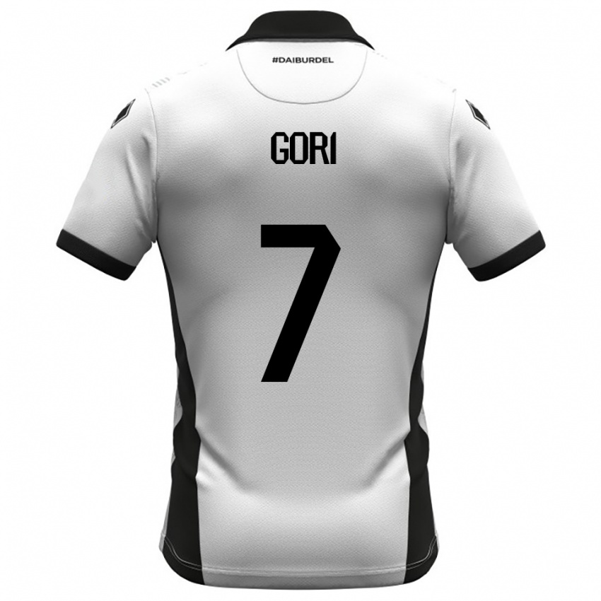 גברים Samuele Gori #7 לבן שחור כתום ג'רזי ביתית 2025/26 חולצה קצרה