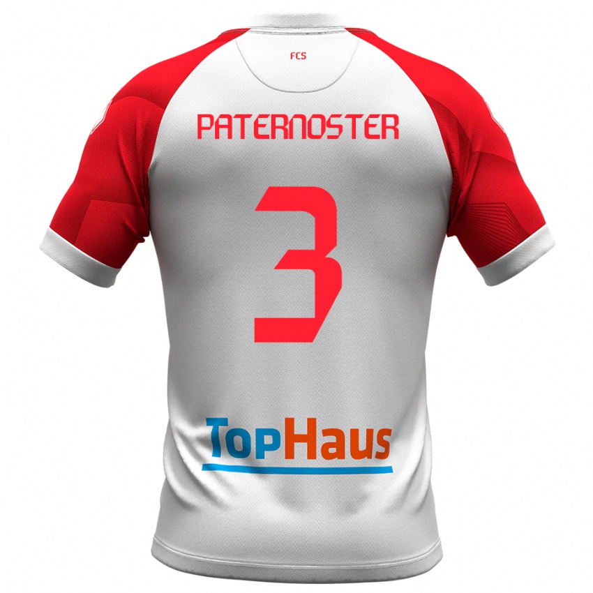 גברים איוון פטרנוסטר #3 לבן אדום ג'רזי ביתית 2025/26 חולצה קצרה