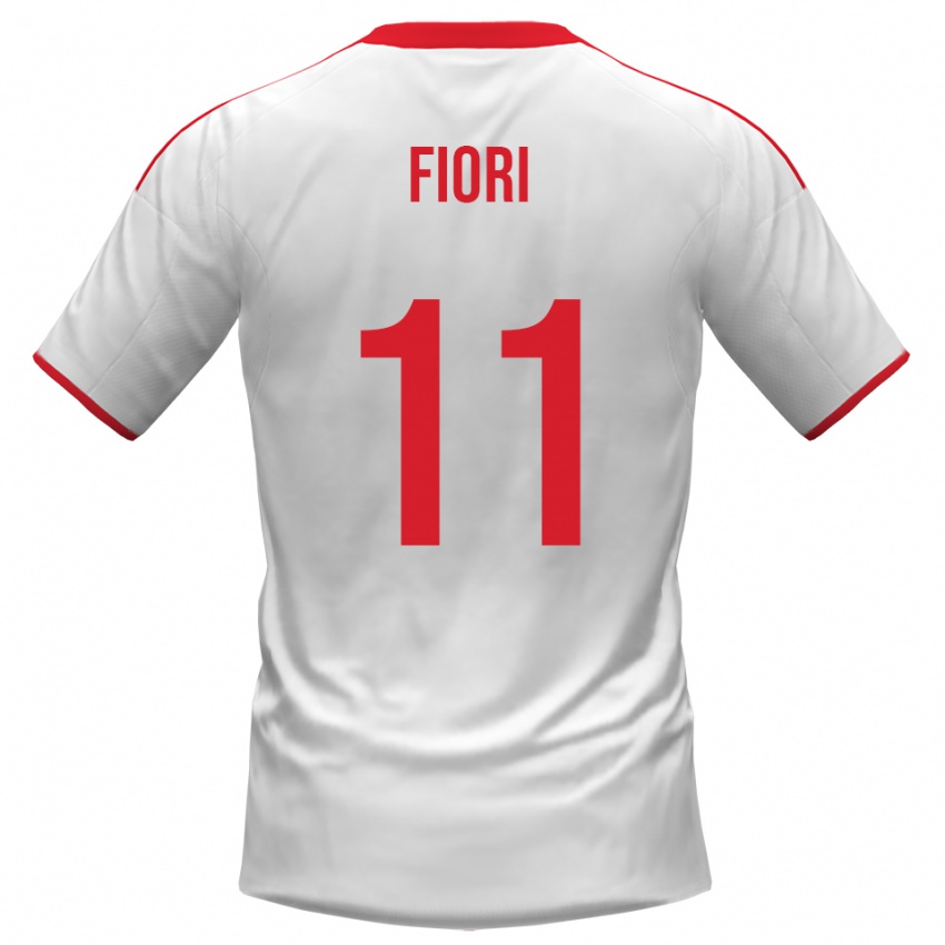 גברים Antonio Fiori #11 לבן אדום ג'רזי ביתית 2025/26 חולצה קצרה
