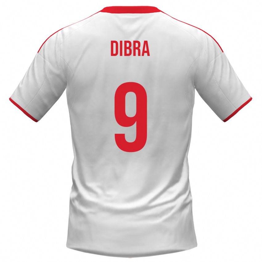 גברים פרנצ׳סקו דיברה #9 לבן אדום ג'רזי ביתית 2025/26 חולצה קצרה