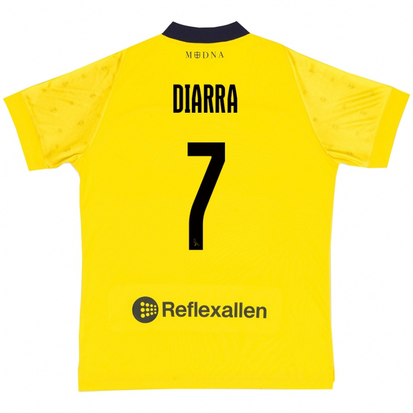 גברים ג׳ורדן דיארה #7 צהוב כחול נייבי ג'רזי ביתית 2025/26 חולצה קצרה